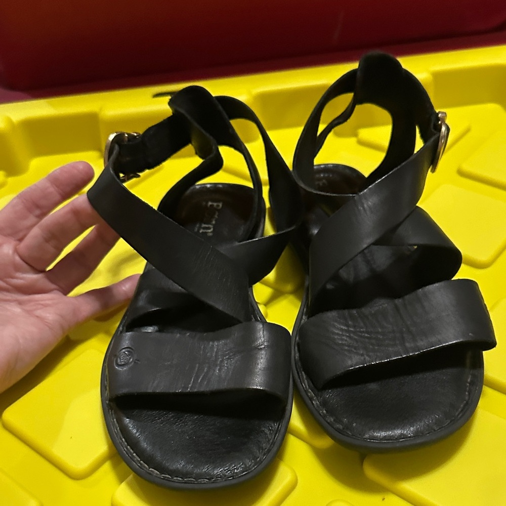 Born Black Kids Sandals